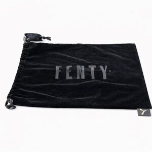 FENTY x PUMA Black Velvet Drawstring Dust Bag Pouch Logo
